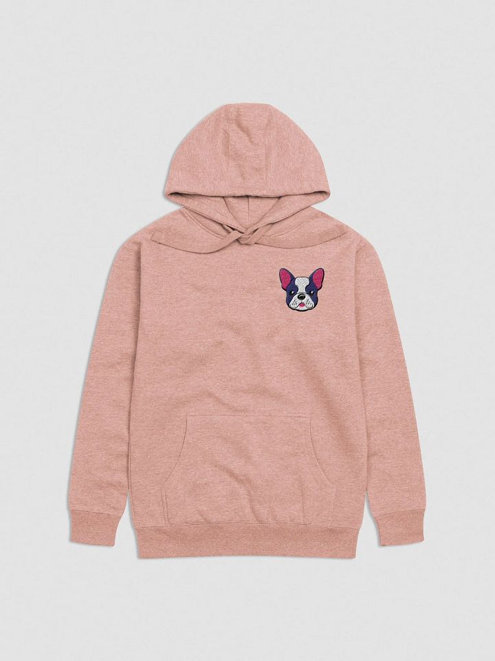 French Bulldog Face Graphic Premium Embroidered Hoodie product image (1)