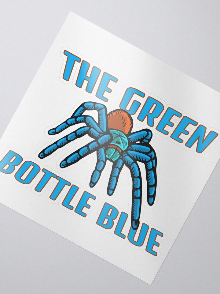 Green Bottle Blue Sticker product image (2)