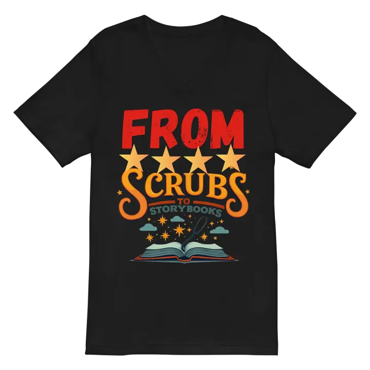 Parents and healthcare heroes, From Scrubs to Storybooks V-Neck Tee product image (3)