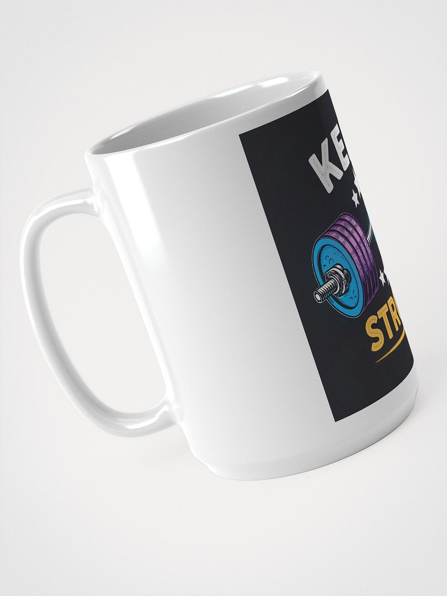 Keep Strong Barbell Mug product image (3)