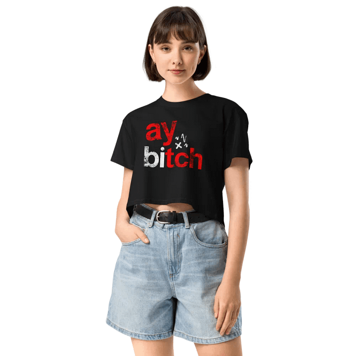 Ay Bitch Women's Crop Top product image (1)