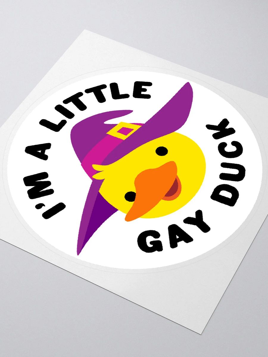 Little Gay Duck Sticker product image (7)