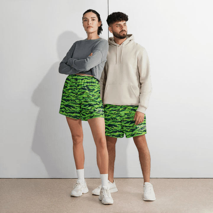 Green Camo Athletic Shorts product image (1)