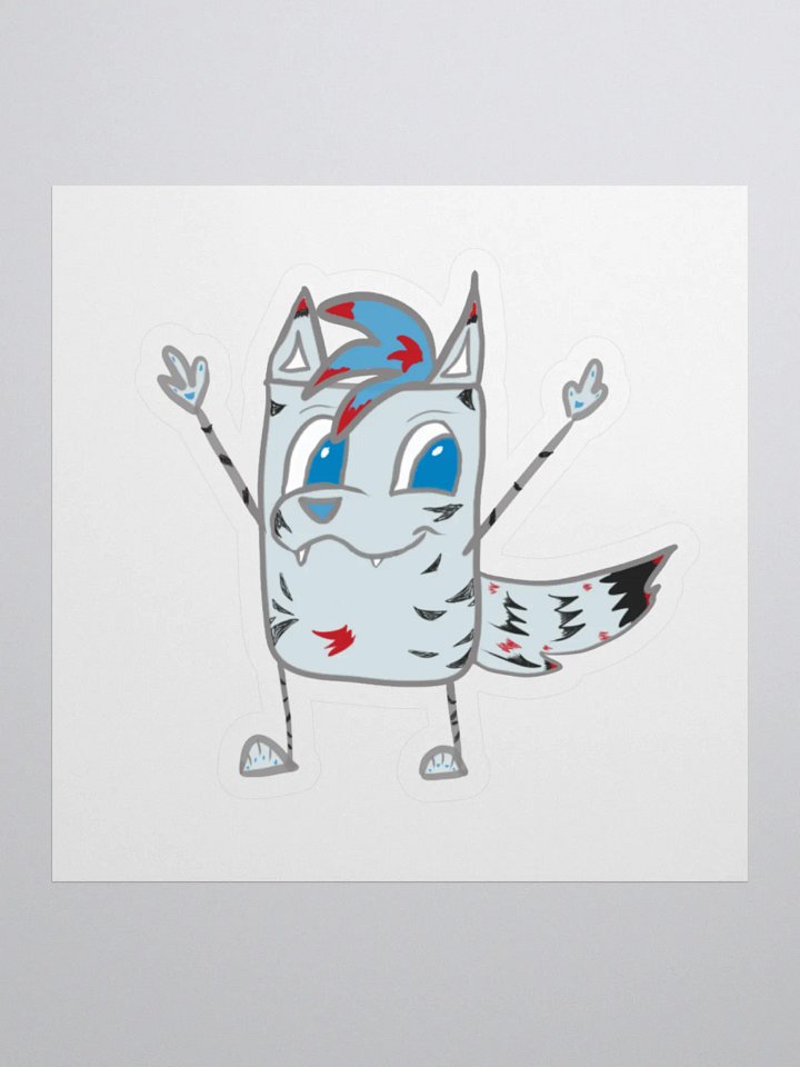 Tiger2Doodley Kiss Cut Sticker product image (1)