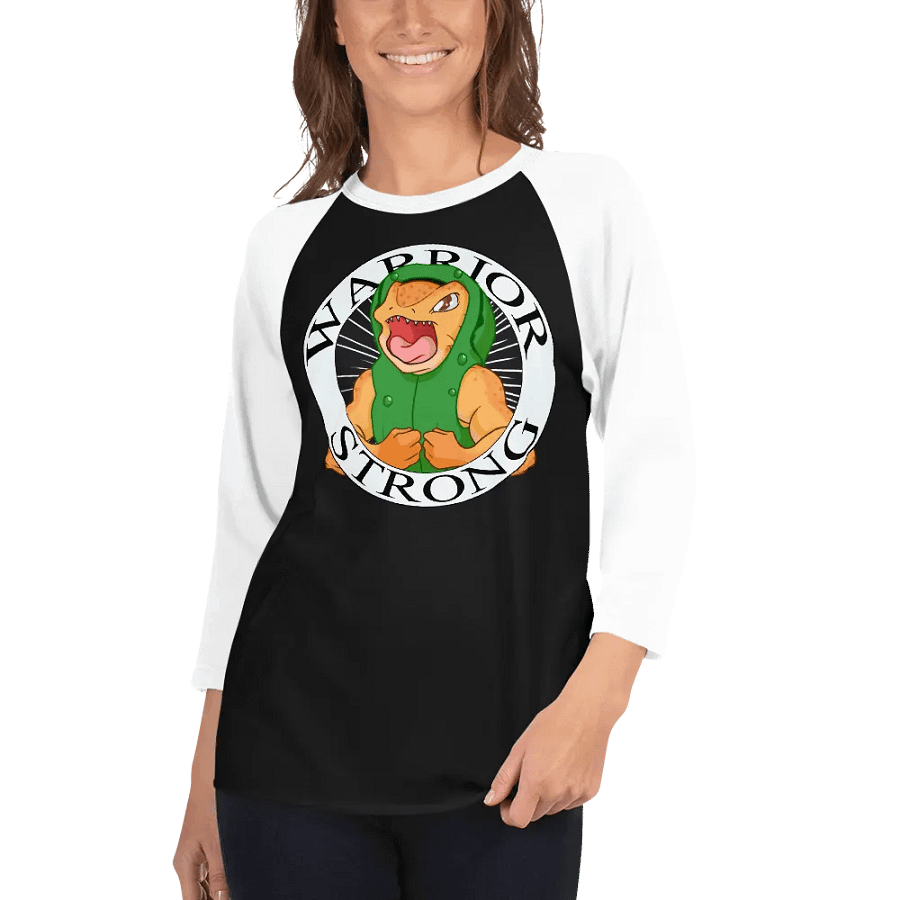 Buff Pickle Warrior Strong Baseball Long Sleeve Shirt product image (4)