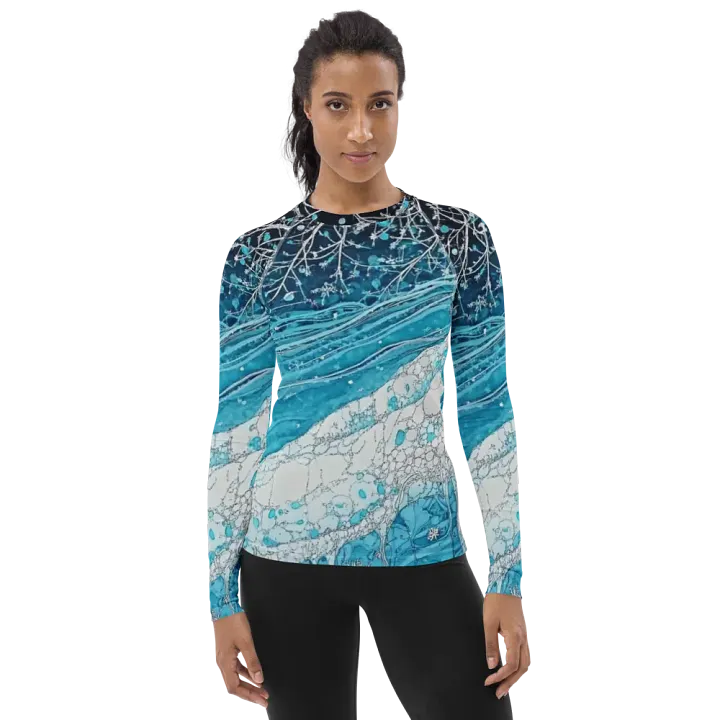 Winter Frost, Women's Rash Guard product image (1)