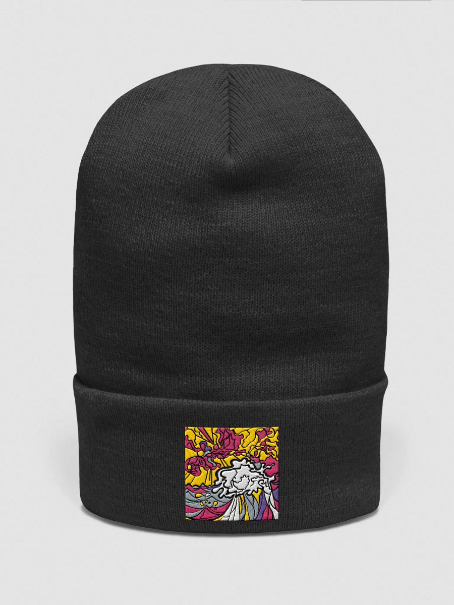 Vivid Energy Cuffed Beanie - Wave at Sunset product image (1)