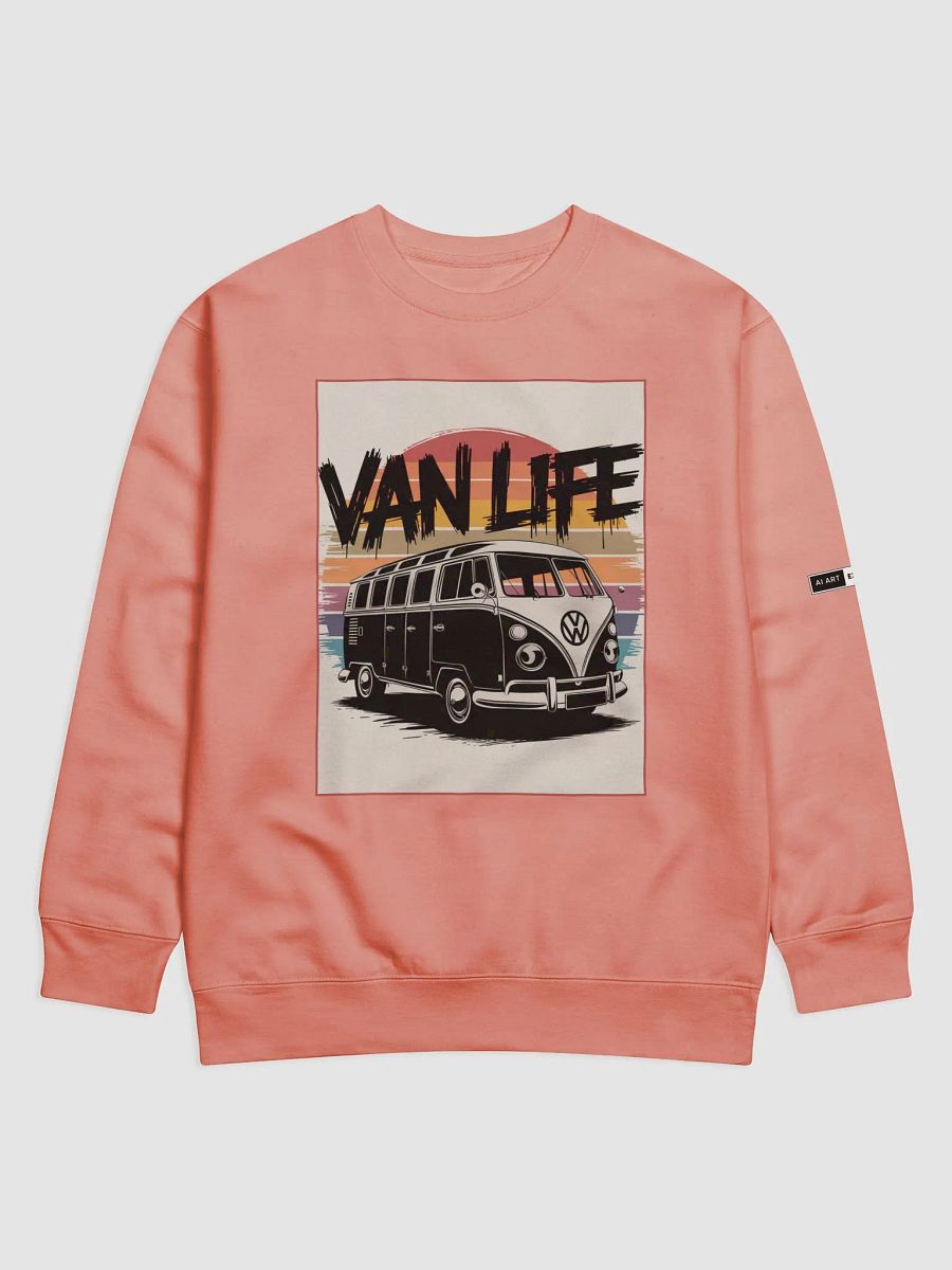 "VAN LIFE" premium cotton sweatshirt product image (1)