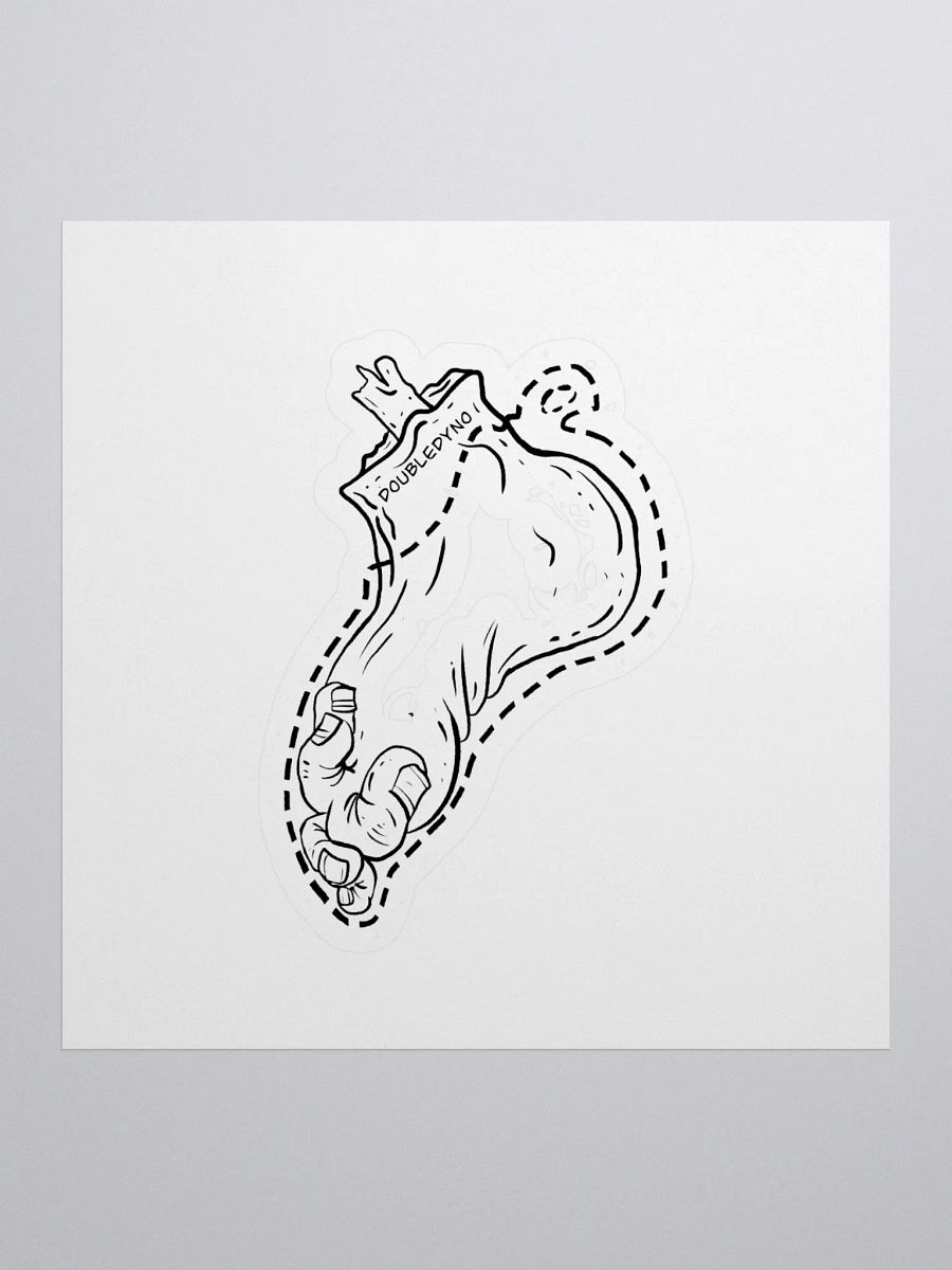 Rock climber foot sticker product image (1)