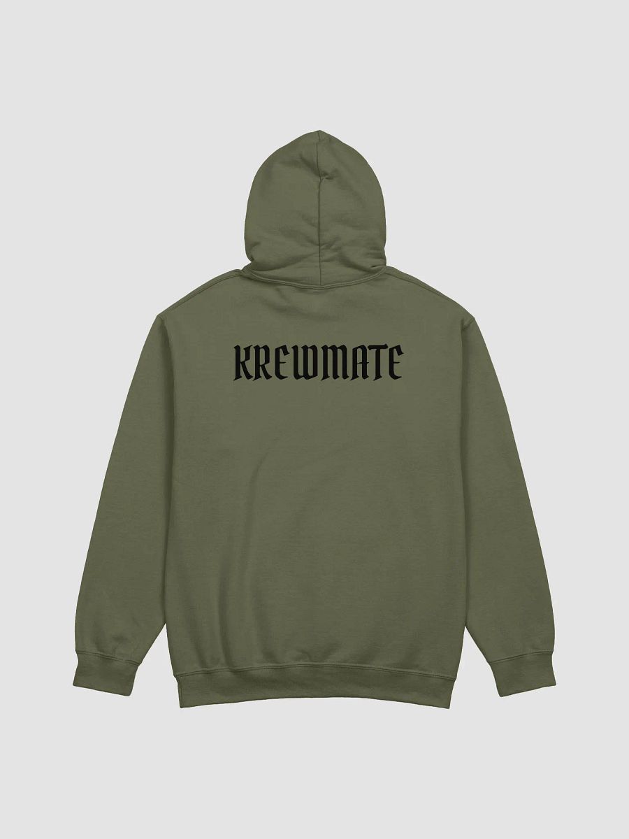 Krewmate Essential Hoodie (Black Logo) product image (38)