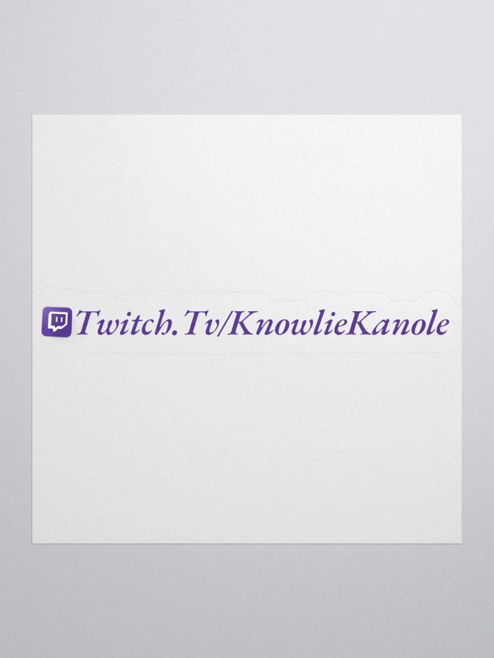 KnowlieKanole Promoter Stickers product image (1)