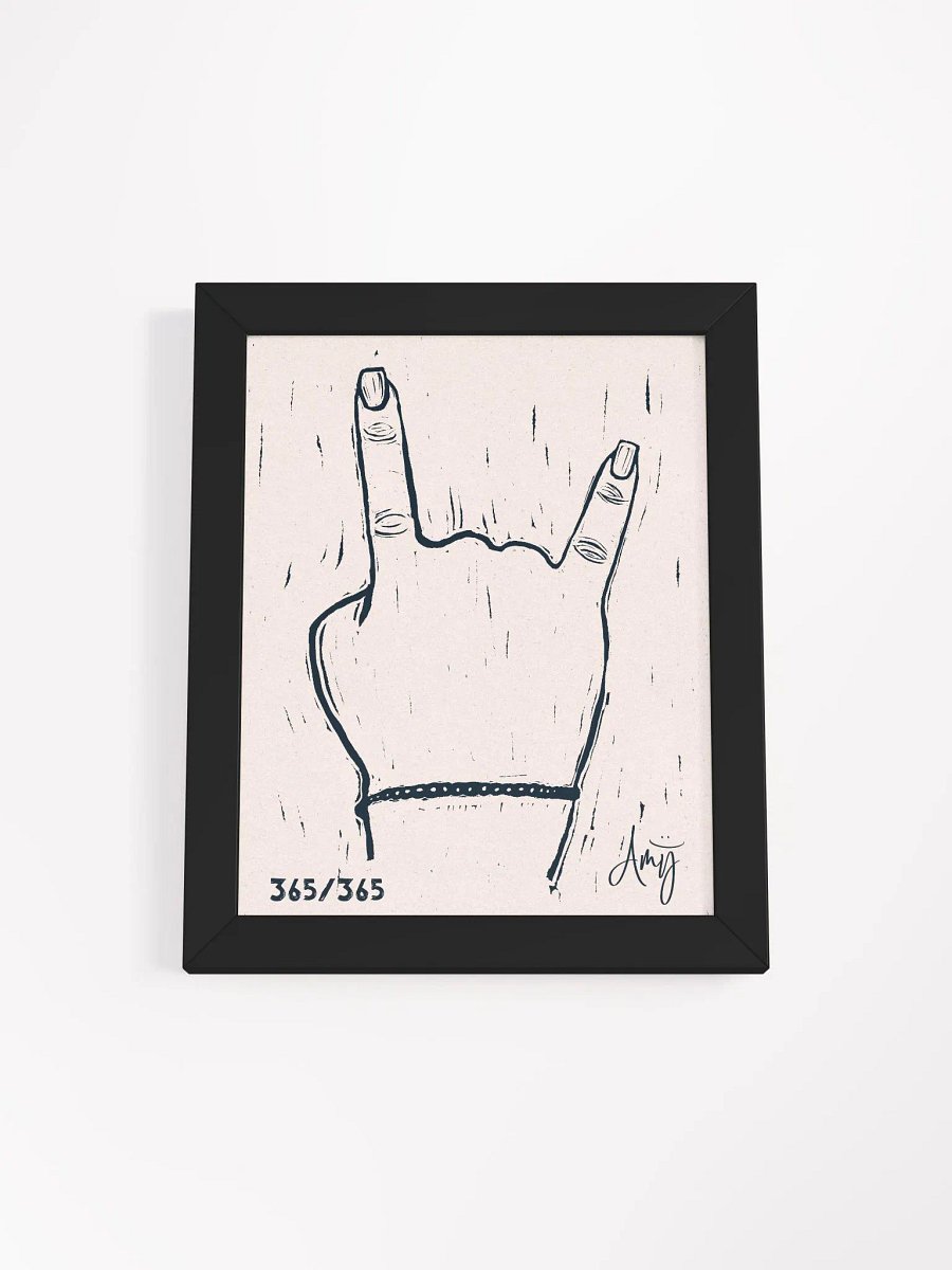 Linocut Rock On Art product image (5)