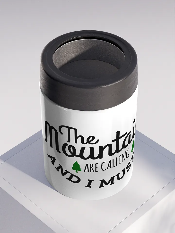 Mountain Calling Stainless Steel Koozie product image (2)