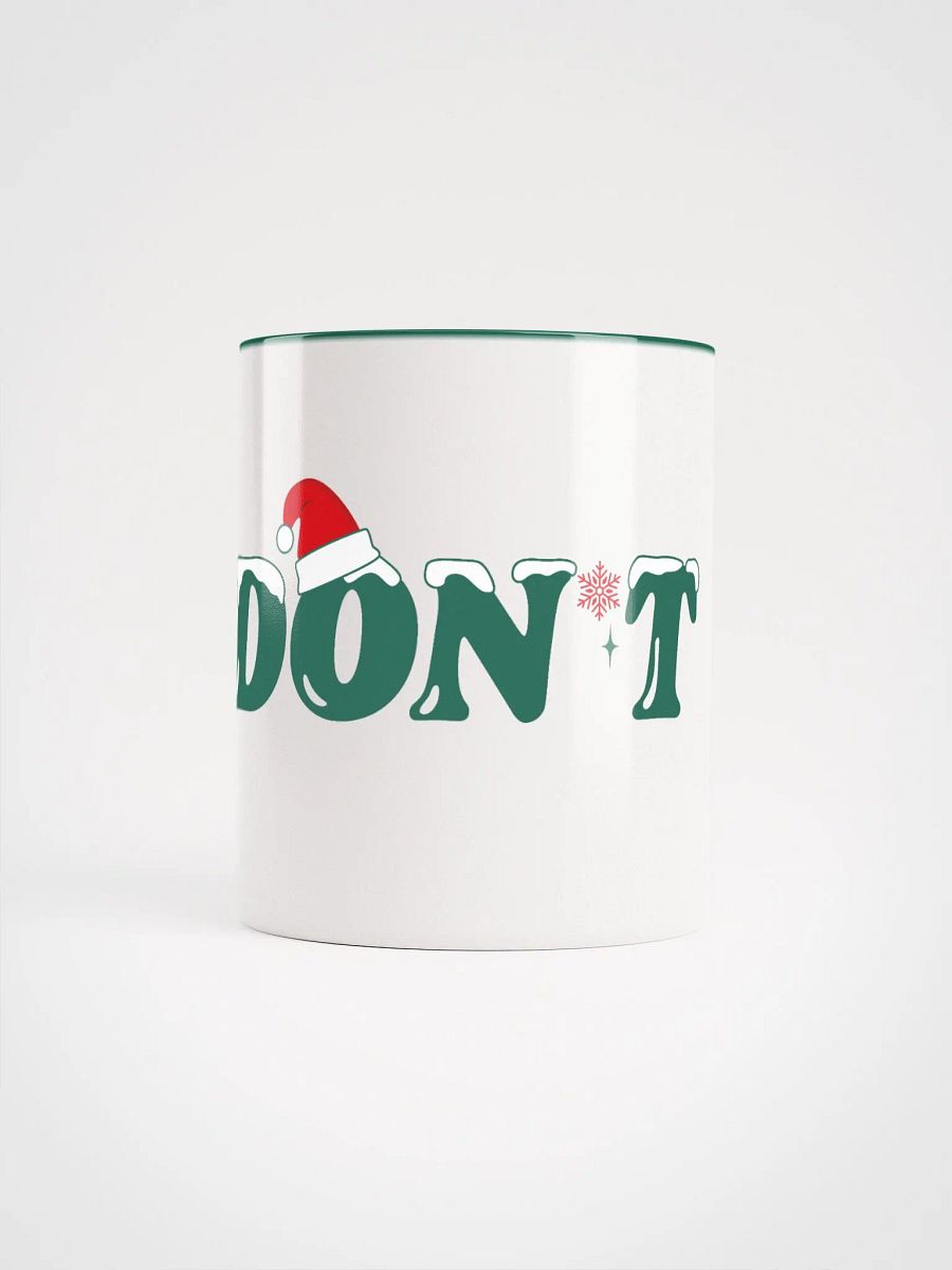 DON'T Christmas Mug - Green product image (1)