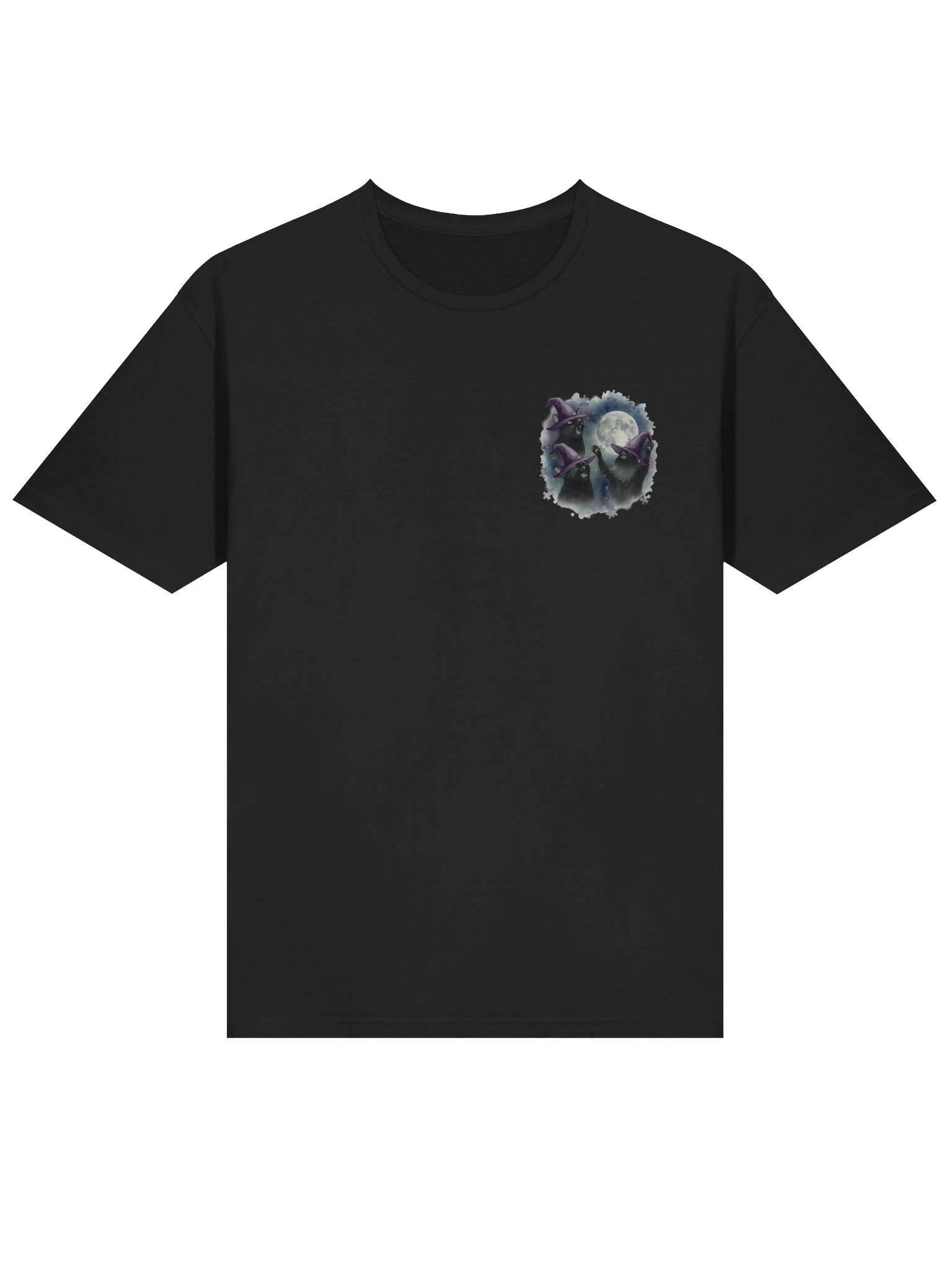 Halloween Cats Howling Unisex T-Shirt product image (4)