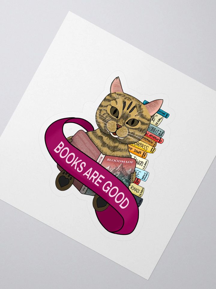 BOOKS ARE GOOD Sticker product image (2)