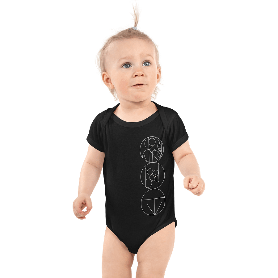LET HIM C O O K baby onesie product image (1)