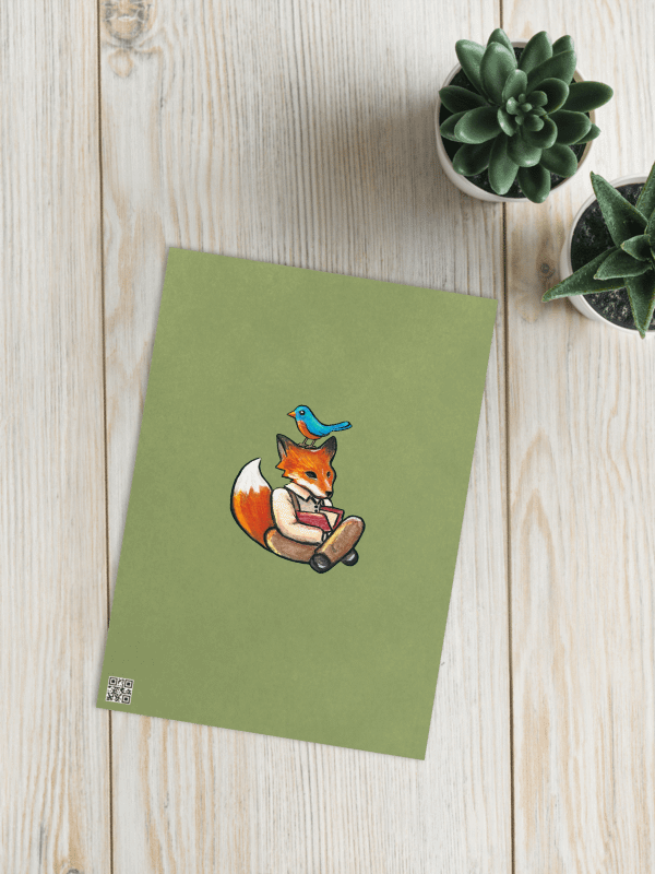 Fantasy Forest Fox Cake - Card product image (7)