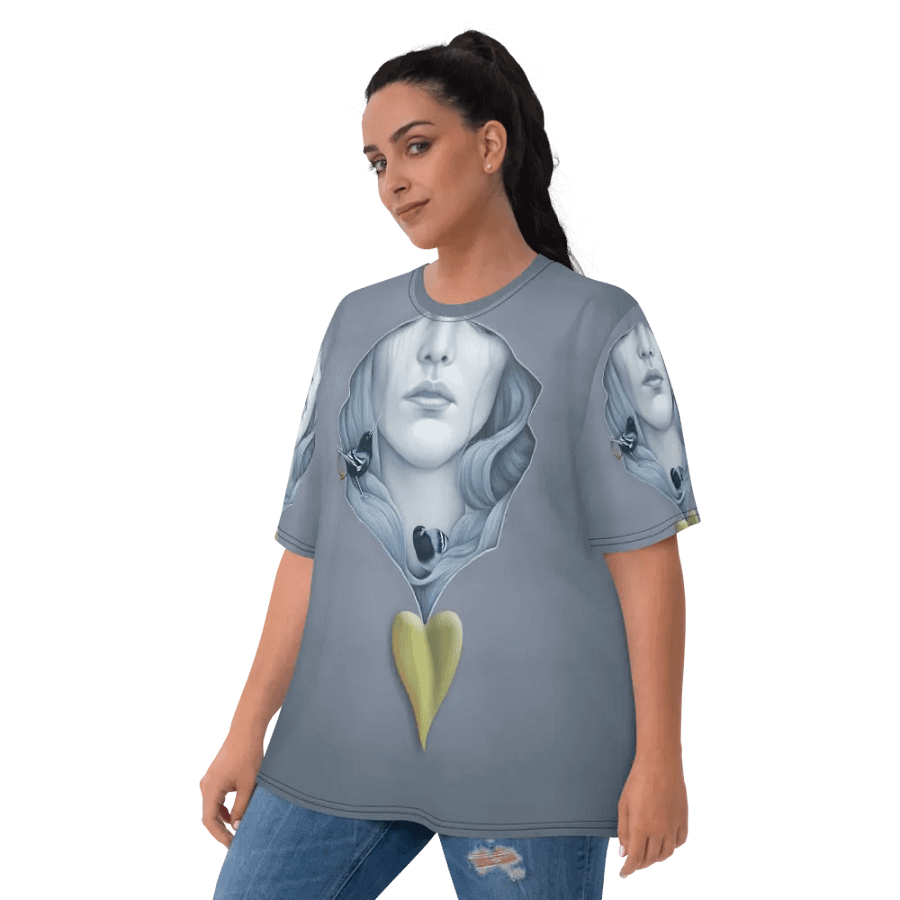 Creative face T shirt product image (9)