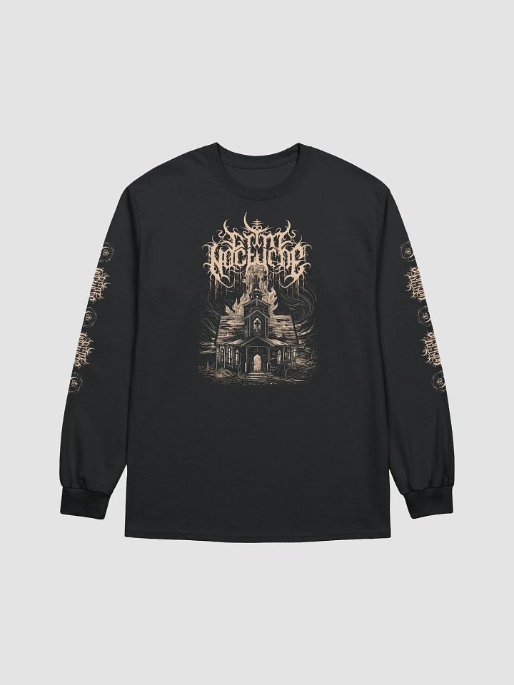 Burning Church Long Sleeve Tee product image (1)