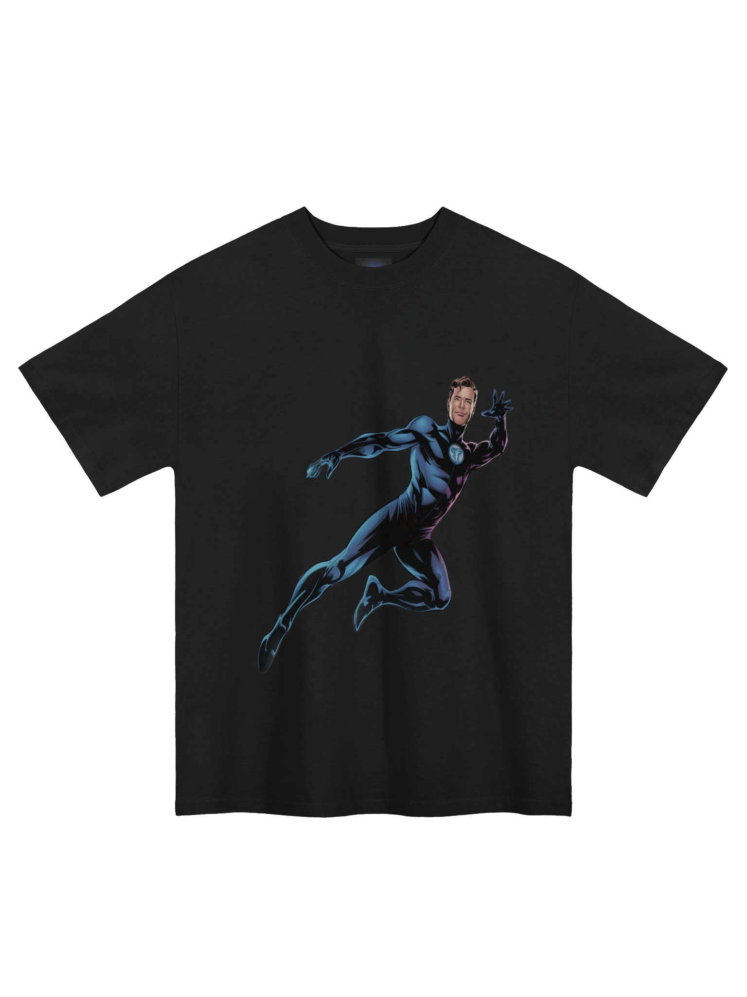 Mister Fantastic Aerial Grasp Oversized Faded T-Shirt – Elastic Twilight Traverse product image (3)
