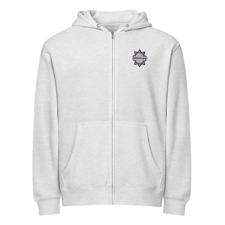 Democracy sunburst zippered hoodie product image (1)