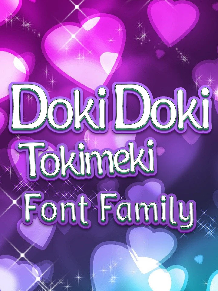 Doki Doki Tokimeki font family product image (1)