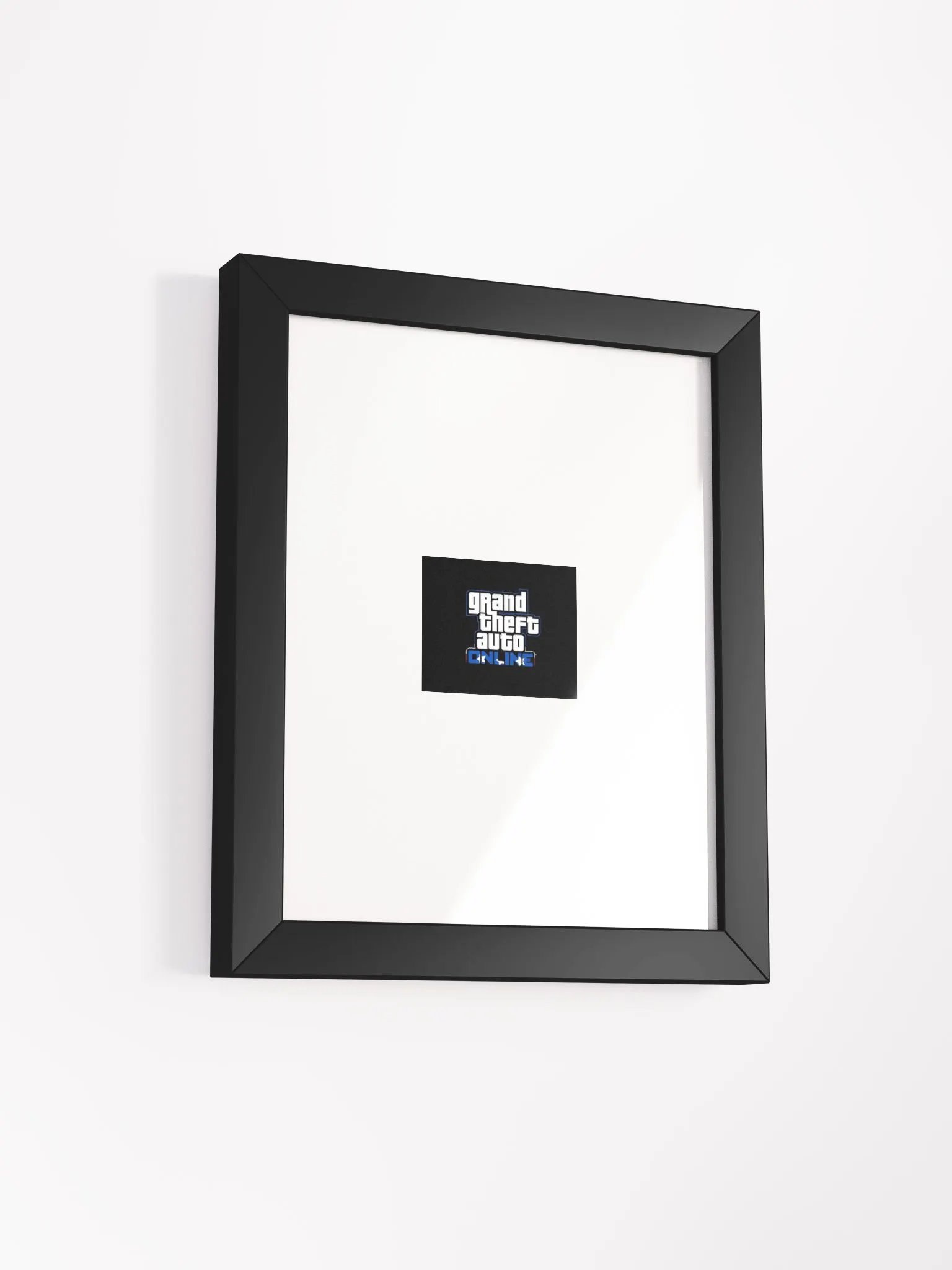Grand Theft Auto Online Themed Bold Font Framed Poster product image (2)