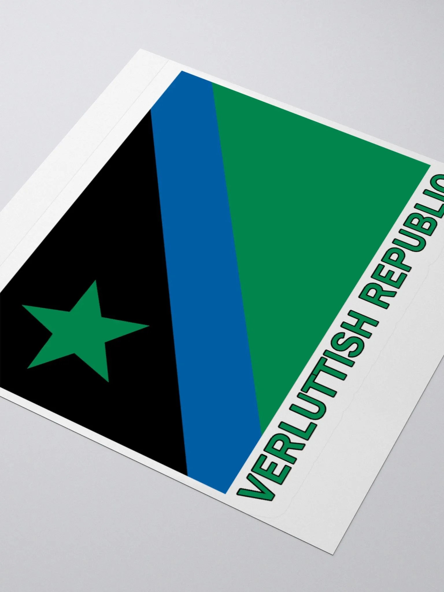 Verluttish Republic Sticker product image (2)