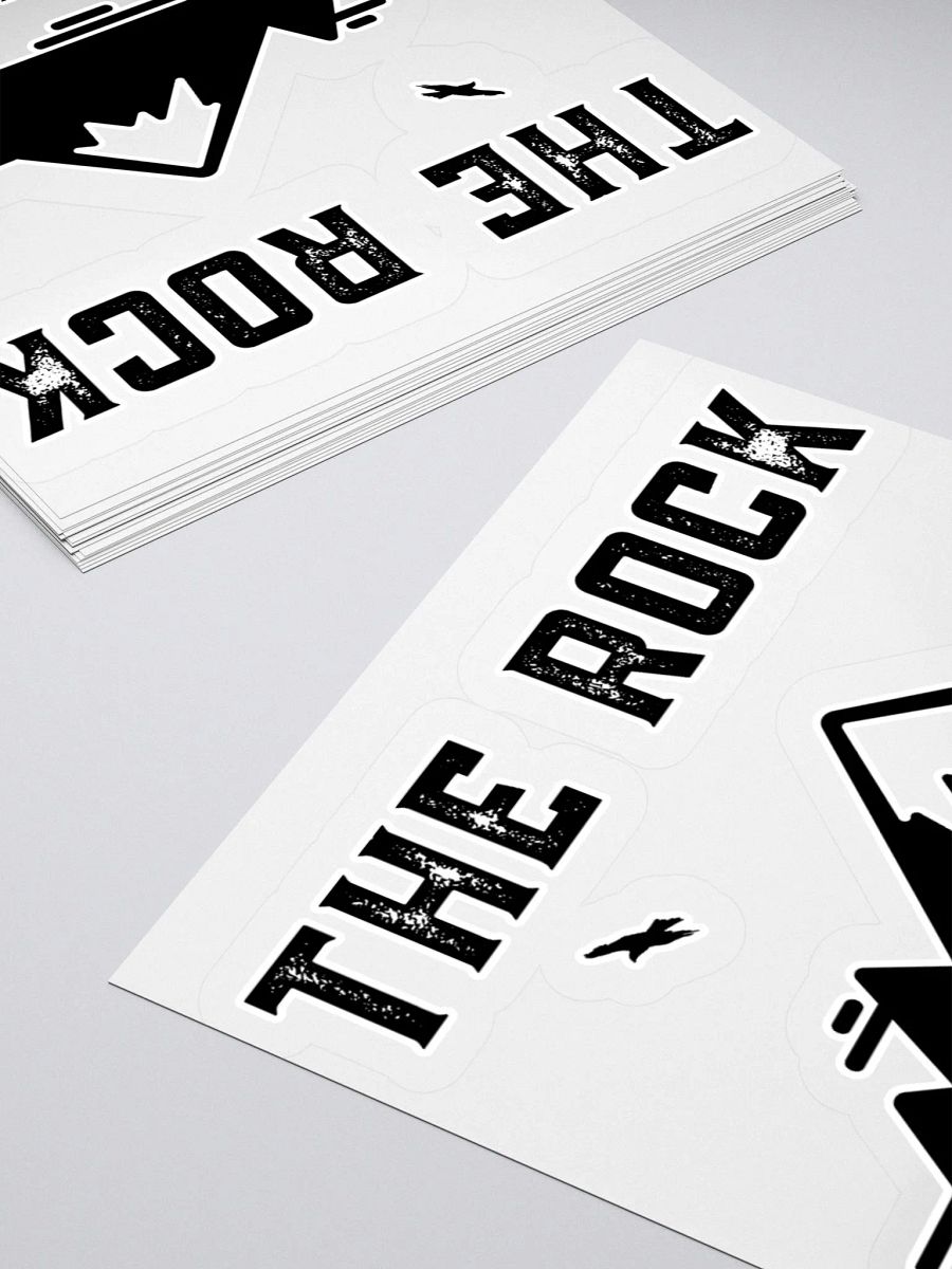The Rock Sticker (Black) product image (10)