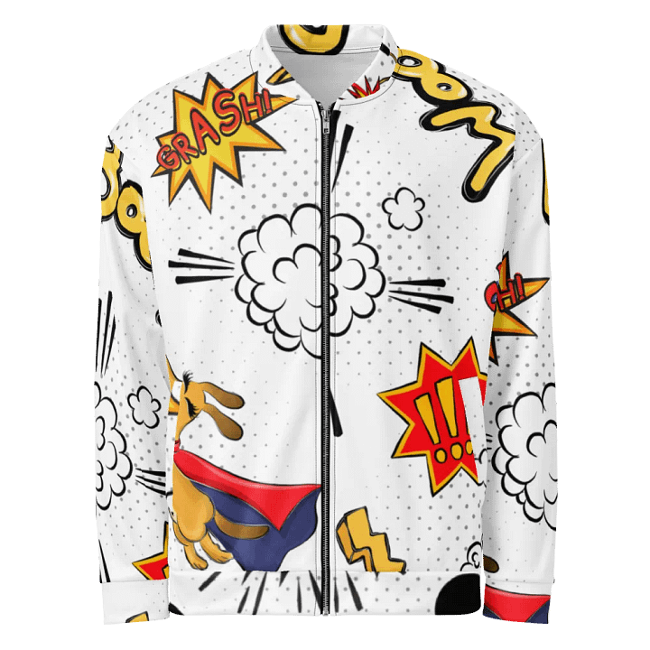 Comic Speech Bomer Jacket product image (1)