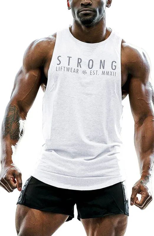 Mens Tank Tops Gym Muscle Tee Fitness Workout Bodybuilding Shirt Sleeveless Vest product image (4)