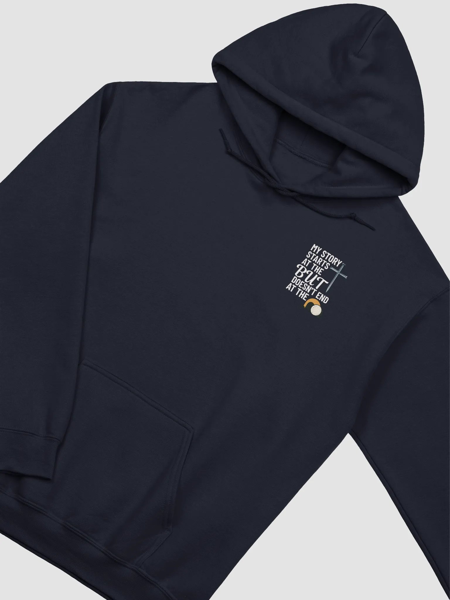 My Story Starts at the Cross – Faith Journey Hoodie product image (27)