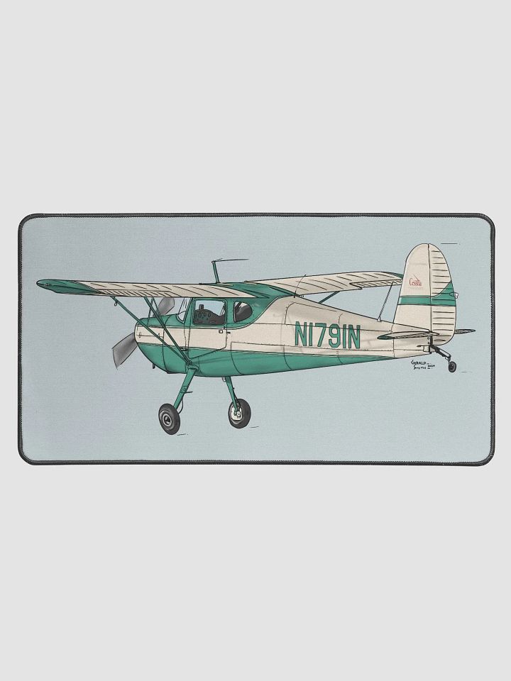 Cessna 120 Large Mousepad Perfect Pilot Gift product image (1)