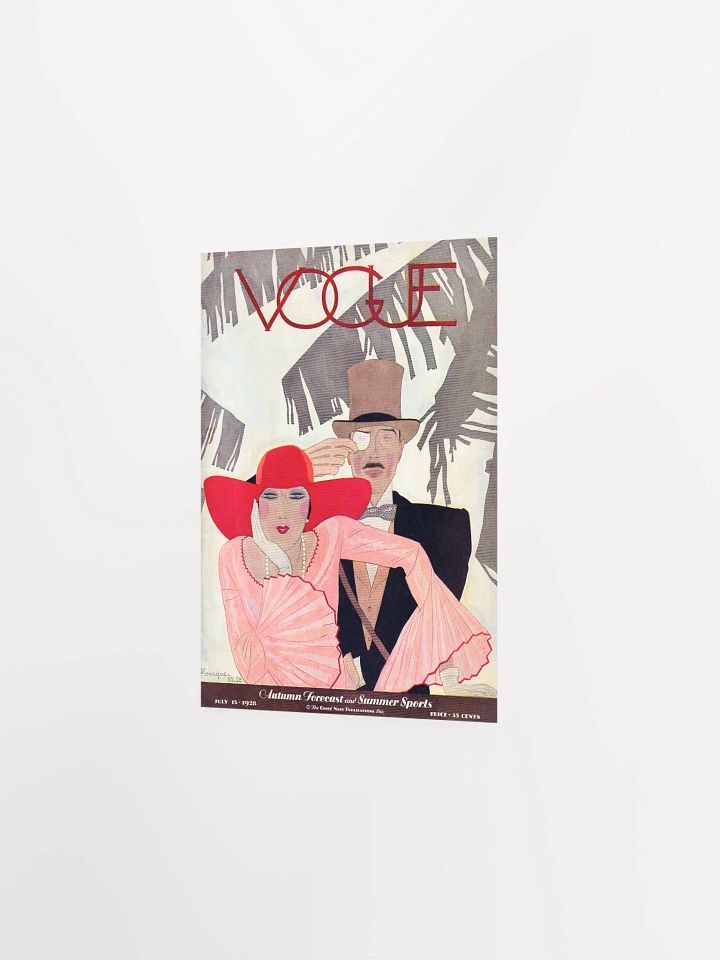 Vogue Cover from 1928 by Pierre Mourgue product image (5)