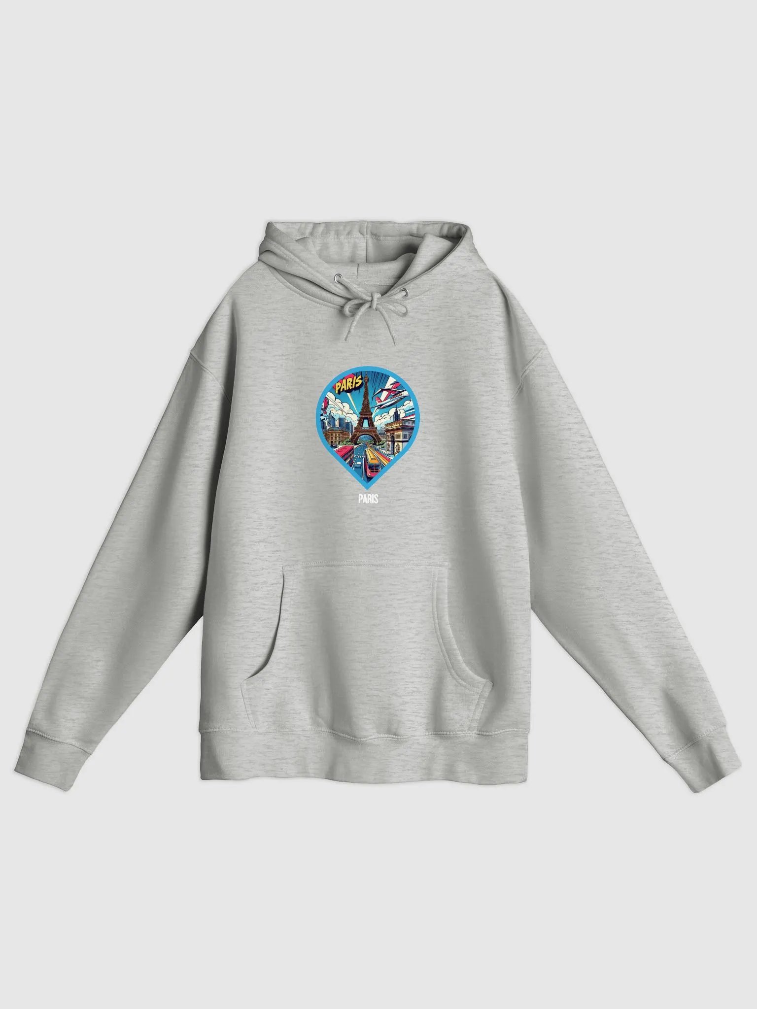 Lane Seven Premium Pullover Hoodie | AI Design Paris city product image (2)