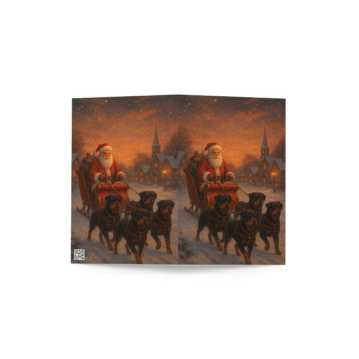 Rottweiler's Christmas Eve Greeting Card product image (4)