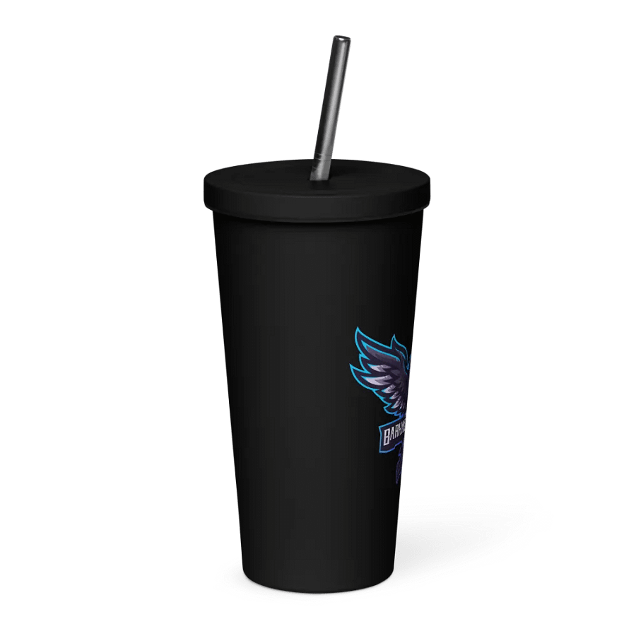 insulated tumbler W/ Straw product image (8)