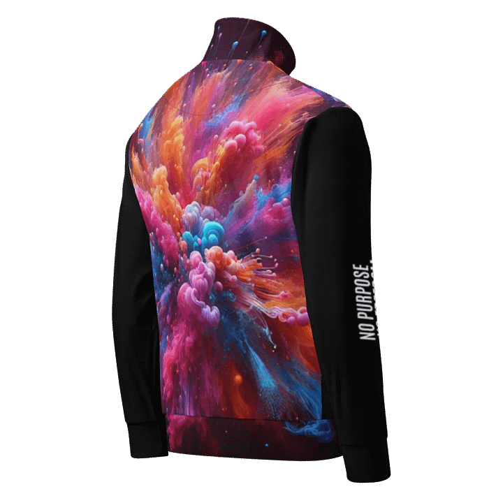 Explosive Freedom Unisex Track Jacket | AI Design no purpose no freedom product image (2)