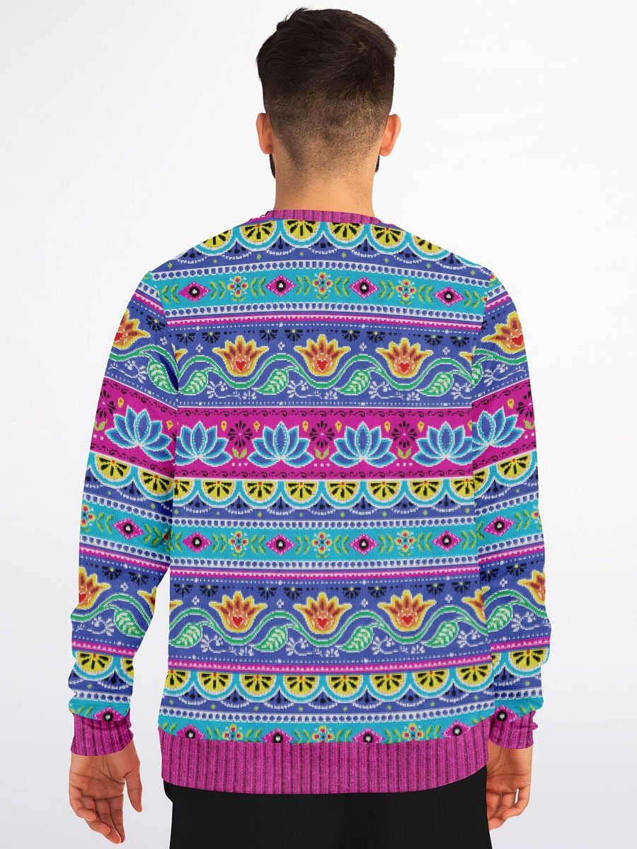 "Om" Christmas Sweater | Yoga Holiday Sweatshirt | Spiritual Mandala Sweatshirt | Buddha Om Winter Outfit product image (4)