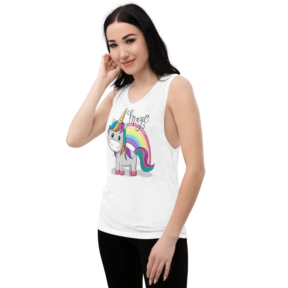 Magical Unicorn Flowy Muscle Tank product image (9)