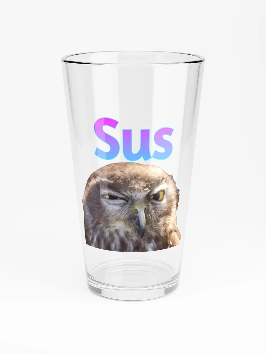 Sus Owl Pint Glass product image (3)