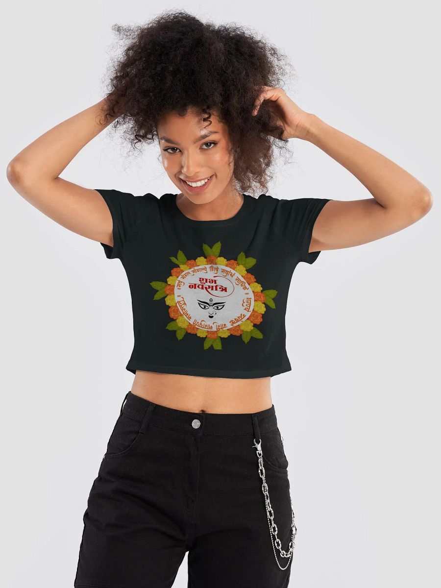 Navratri Crop Tee - Enjoy your festival product image (26)