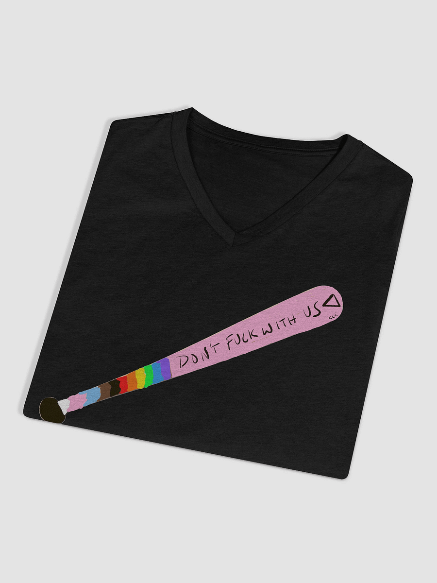 Don't F*ck With Us Relaxed V-Neck Tee product image (7)