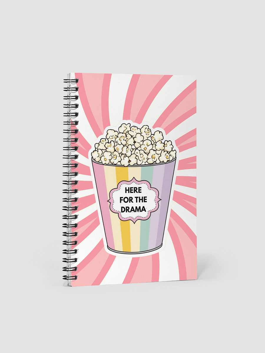 Here For The Drama Spiral Notebook product image (1)