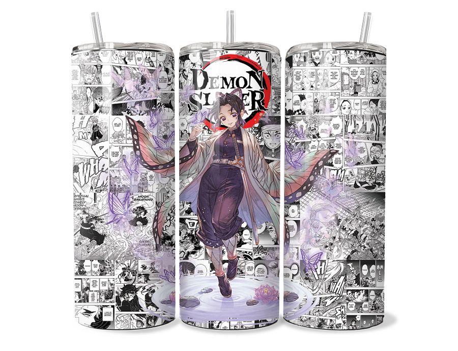 Demon Slayer - Shinobu Kocho Butterfly Dance Tumbler - 20oz Stainless Steel product image (1)