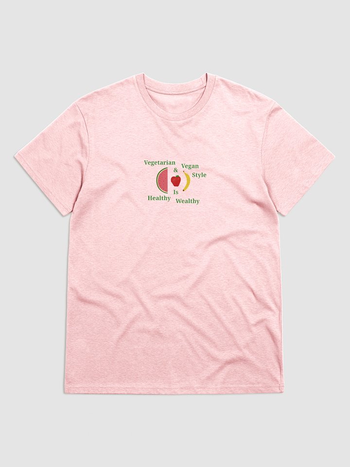 Healthy Wealthy Vegetarian T-Shirt product image (1)