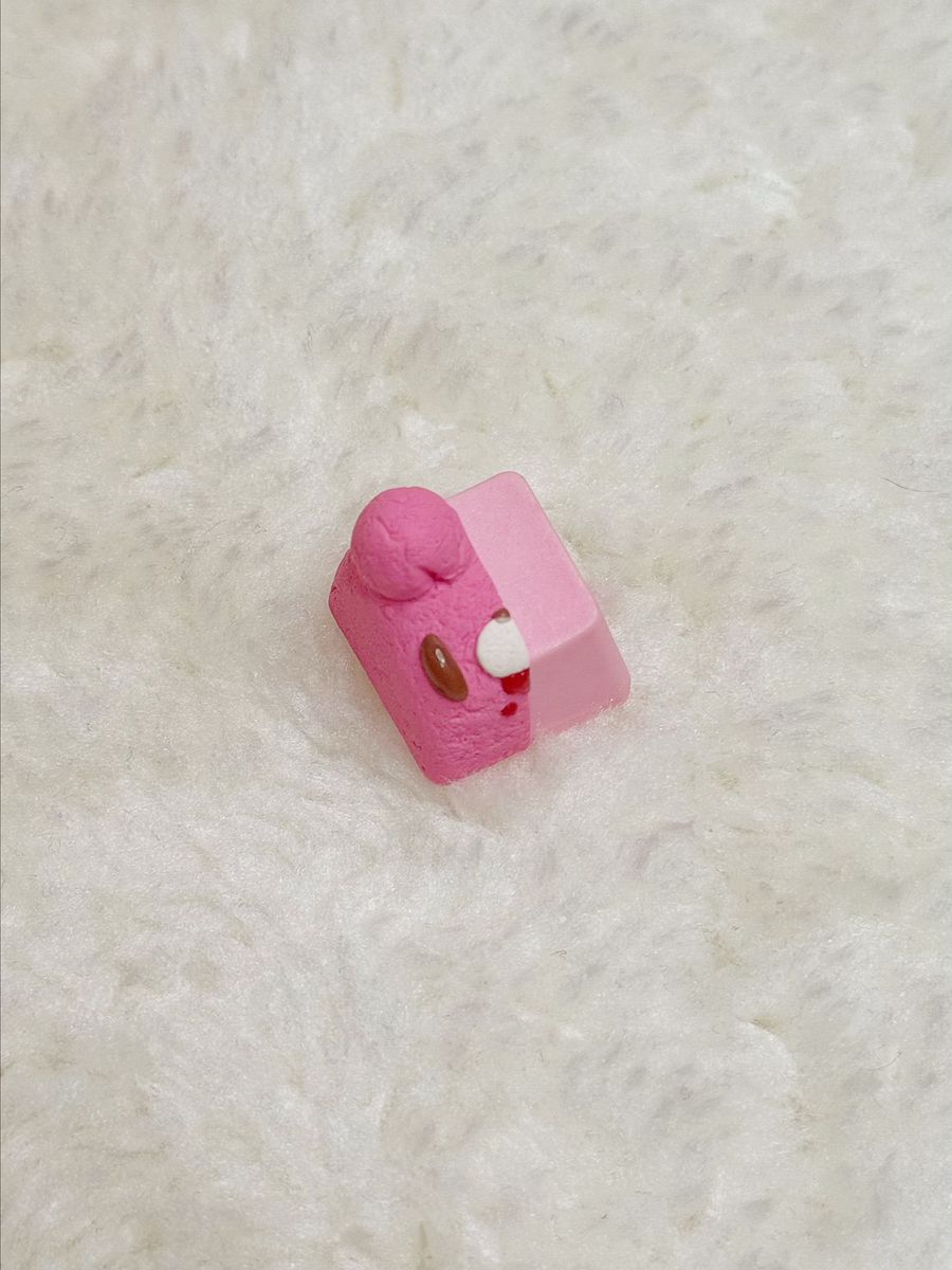 Pink on Pink Gloomy Bear Keycap product image (3)