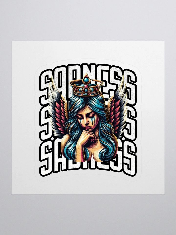 Cry for Sadness Kiss Cut Stickers product image (1)