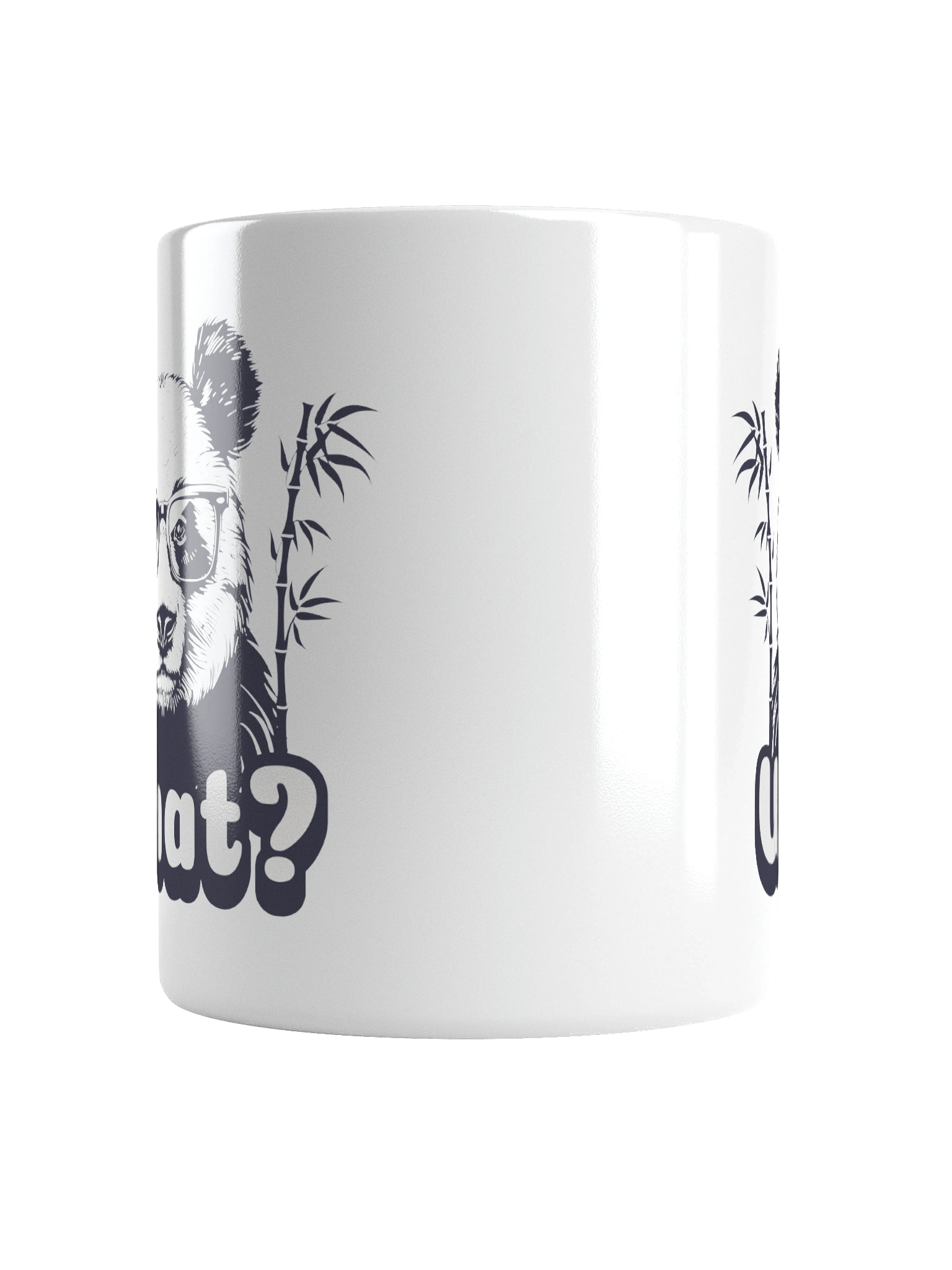 Hippster Panda | White Glossy Mug product image (6)